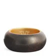 Max Mara Two-tone Bangle In Brown
