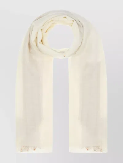 Max Mara Two-tone Silk Blend Scarf
