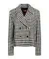Max Mara Studio Wool-blend Jacket In Black