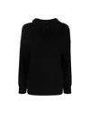Max Mara `ulrico` Hoodie In Black  