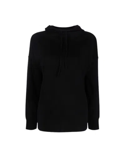 MAX MARA ULRICO HOODIES,13610121600 005 BLACK