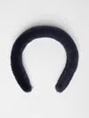 Max Mara Ultra-soft Fabric Headband In Ultramarine