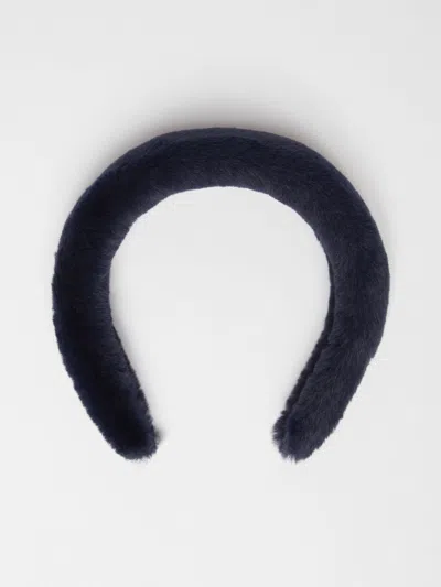 Max Mara Ultra-soft Fabric Headband In Black