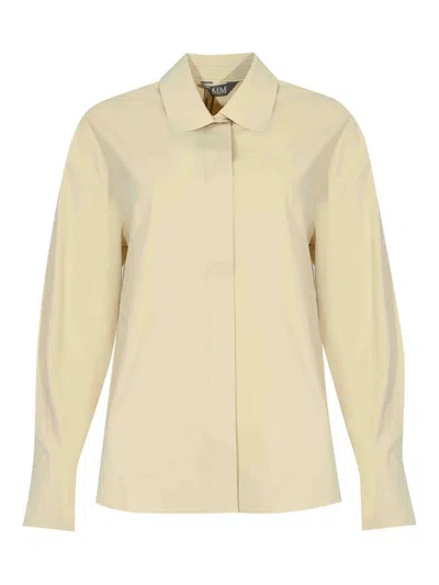 Max Mara Ululo Jersey Shirt In Brown