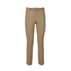 Max Mara Beige Cotton And Viscose Fairy Pants In Neutral