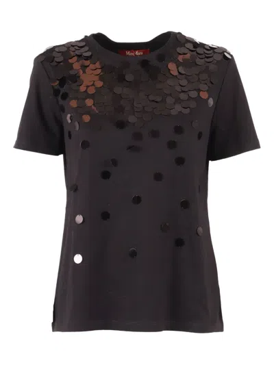MAX MARA UMANO SEQUIN-EMBELLISHED T-SHIRT