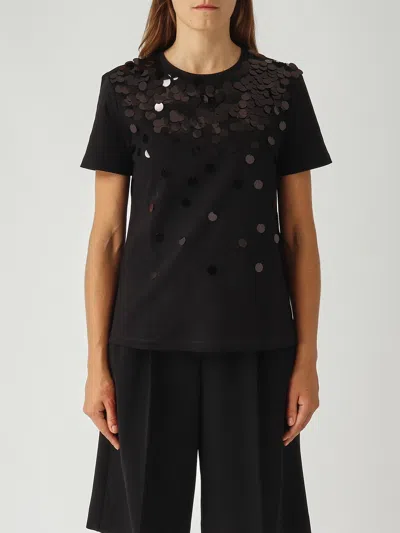 Max Mara Umano T-shirt In Black