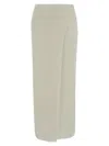 Max Mara Umbria Skirt In Bianco