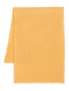 Max Mara Umes Monogram Scarf In Yellow