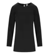 Max Mara Undici Black Blouse In Black