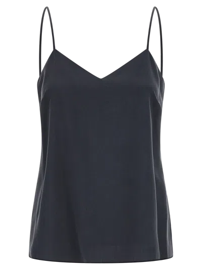 Max Mara Unghia Tank Top In Gray