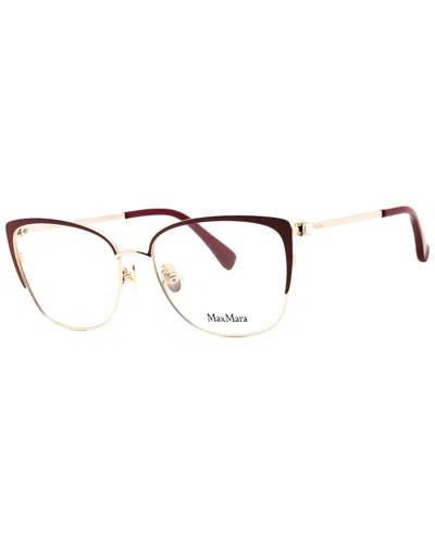 Max Mara Unisex 55mm Optical Frames In Transparent