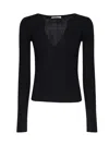Max Mara Black Urlo Silk-cashmere Pullover In 009