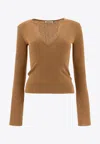 Max Mara Urlo Sweaters And Cardigans Beige In Beige