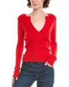 Max Mara Urlo Silk & Cashmere-blend Sweater In Red