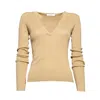 Max Mara Urlo Silk Knit Sweater In Camel In Neutral