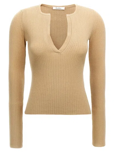 Max Mara Urlo Sweater In Beige