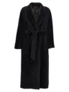 Max Mara Usa Coats And Trench Coats Black In Black