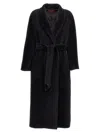 Max Mara Maxmara Studio Usa Coat In Black