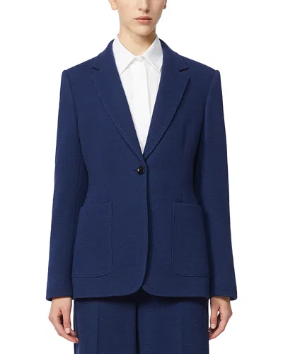 Max Mara Utilita Blazer In Blue