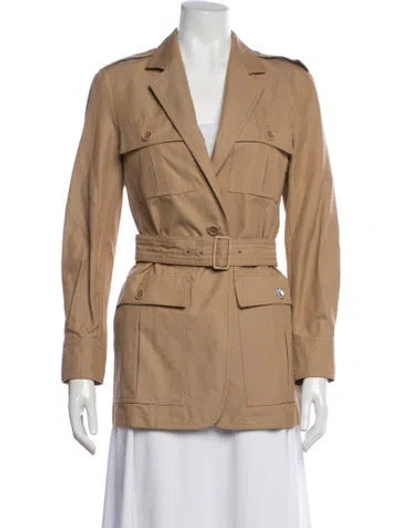 Pre-owned Max Mara Utility Jacket In Brown/neutrals