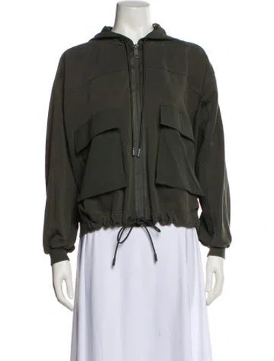 Pre-owned Max Mara Utility Jacket In Green