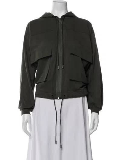 Pre-owned Max Mara Utility Jacket In Green