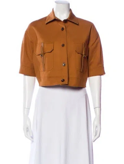 Pre-owned Max Mara Utility Jacket In Yellow