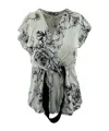 Max Mara V-neck Blouse In Gray