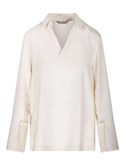 MAX MARA MAX MARA V-NECK BLOUSE