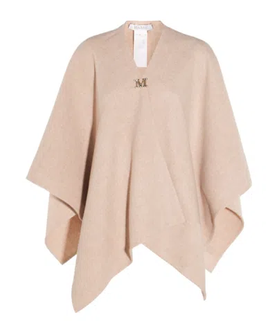 Max Mara V-neck Cape Coat