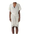Max Mara V-neck Dress In White