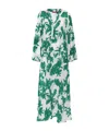 Max Mara Studio Livrea Printed Silk Dress