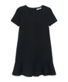 Max Mara Veloce Navy Jersey Dress In Black