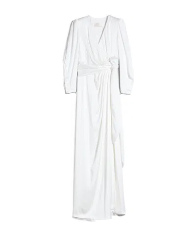 Max Mara V-neck Dress In Gray