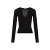 Max Mara Black Urlo Silk-cashmere Pullover In Black