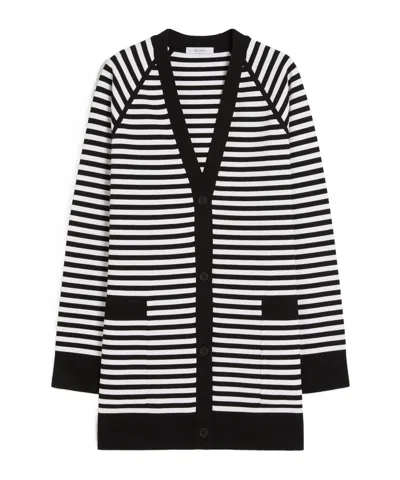 Max Mara V-neck Long-sleeved Sweater In Multi