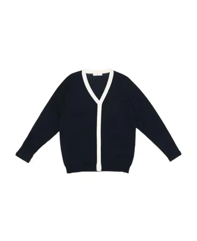 Max Mara V-neck Long-sleeved Sweater In Black