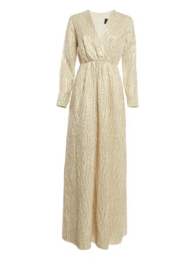 Pre-owned Max Mara V-neck Maxi Dress