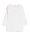Max Mara V-neck Pullover In White