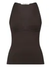 Max Mara V-neck Ribbed Tank Top