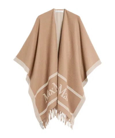 MAX MARA MAX MARA STUDIO HILDESTD FRINGED EDGE CAPE