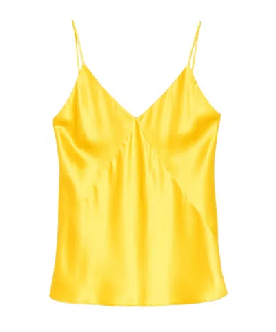 Max Mara V-neck Sling In Yellow