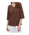 Max Mara V-neck T-shirt In Red