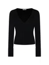 Max Mara Adagio Virgin Wool Wrap Top In Brown