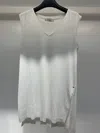 Max Mara V-neck Vest In Gray