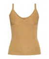 Max Mara Sleeveless Knitted Top In Nude