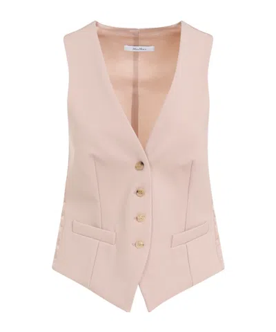 MAX MARA MAX MARA V-NECK BUTTONED VEST