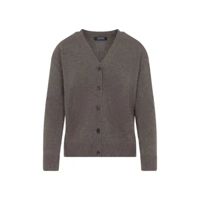 MAX MARA MAX MARA V-NECK WOOL-CASHMERE BLEND SWEATER