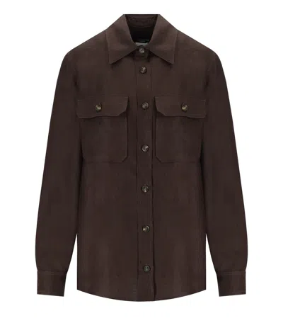 Max Mara Valda Dark Brown Shirt